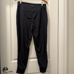 Lole Ladies' Relaxed Fit Lounge Jogger Pants in heather charcoal size M